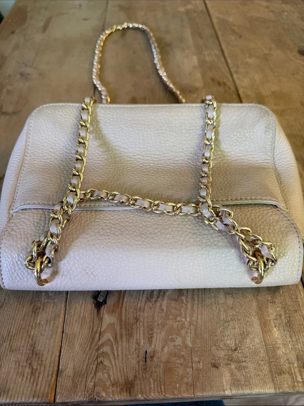 Tory Burch pebbled leather